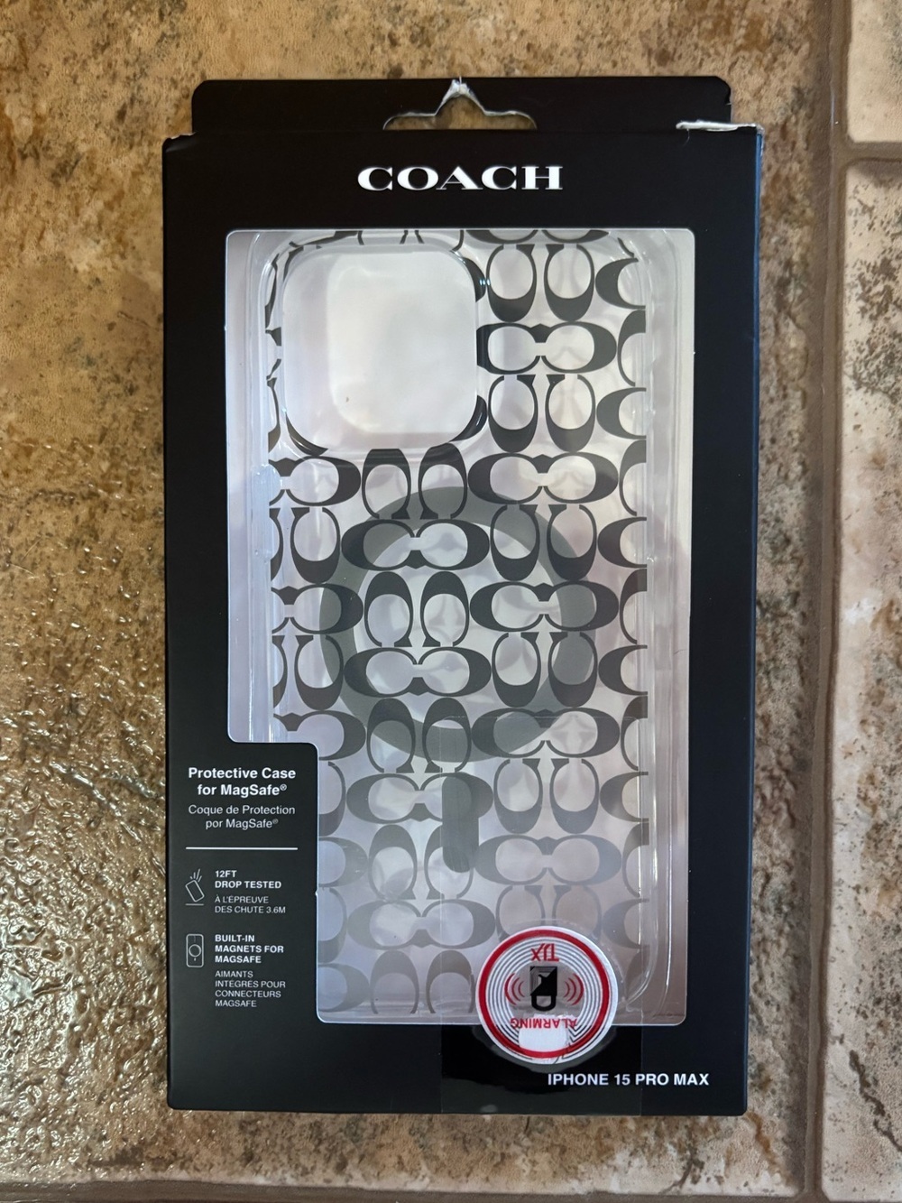 NIB Coach Protective Case with MagSafe for iPhone 15 Pro Max